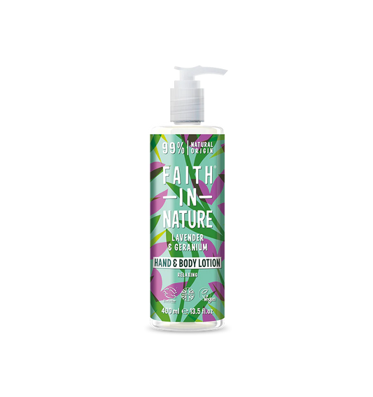Lavender & Geranium Hand & Body Lotion 400ml