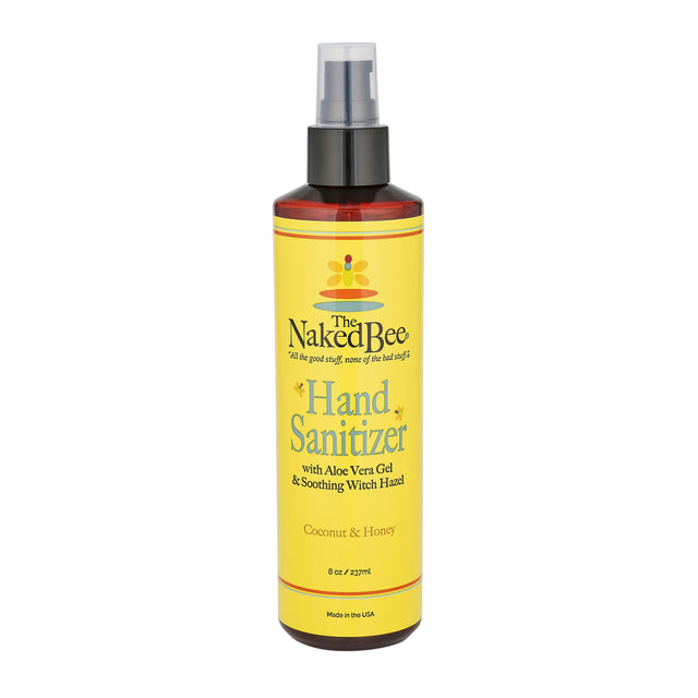 Naked Bee Hand Sanitiser 8oz - Coconut & Honey