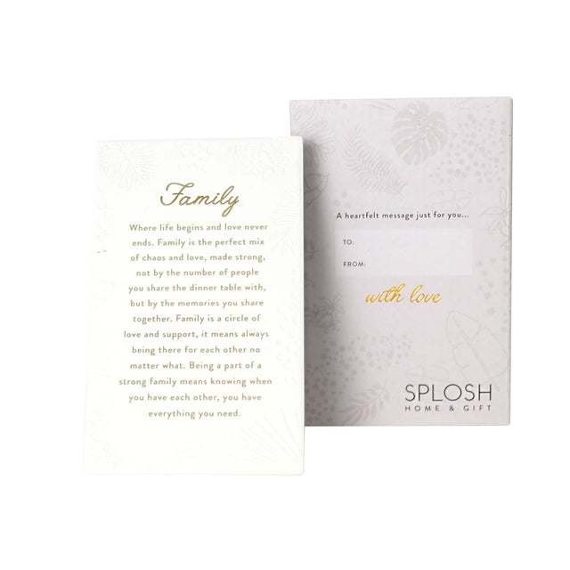 Inspired by their previous best-selling Life Quotes range, Precious Quotes include 12 different verses, with each Quote a meaningful gift idea for someone special. Conveying a custom themed message in a 3D embossed text upon delicate etched floral designs, each Precious Quote also comes with its own custom gift box that features exquisite gold foil detail and personalised â€šâ€œToâ€š and â€šâ€œFromâ€š fields.