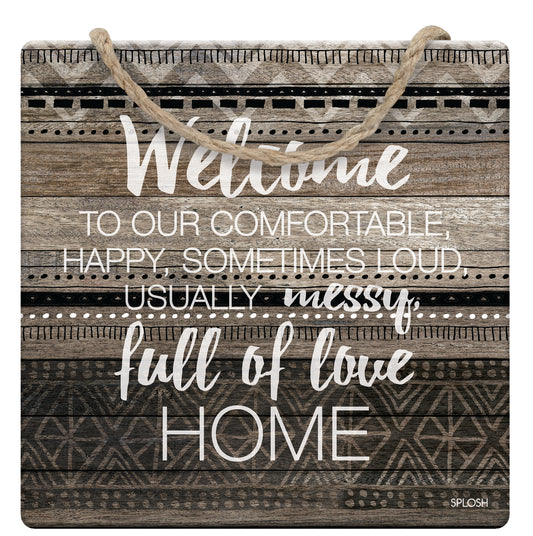 Splosh Tribal Hanging Sign - Full of Love