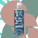 Natural Blue Cedar vegan shower gel with refreshing woody aroma