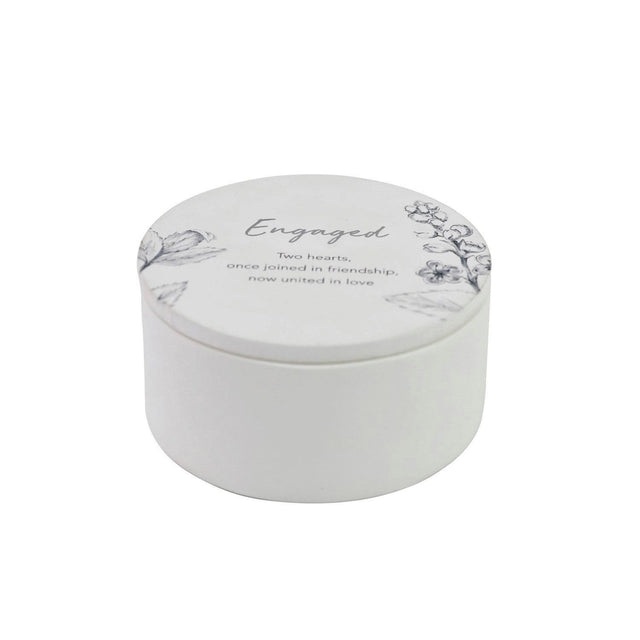 Splosh Engagement - Engaged Round Trinket Box